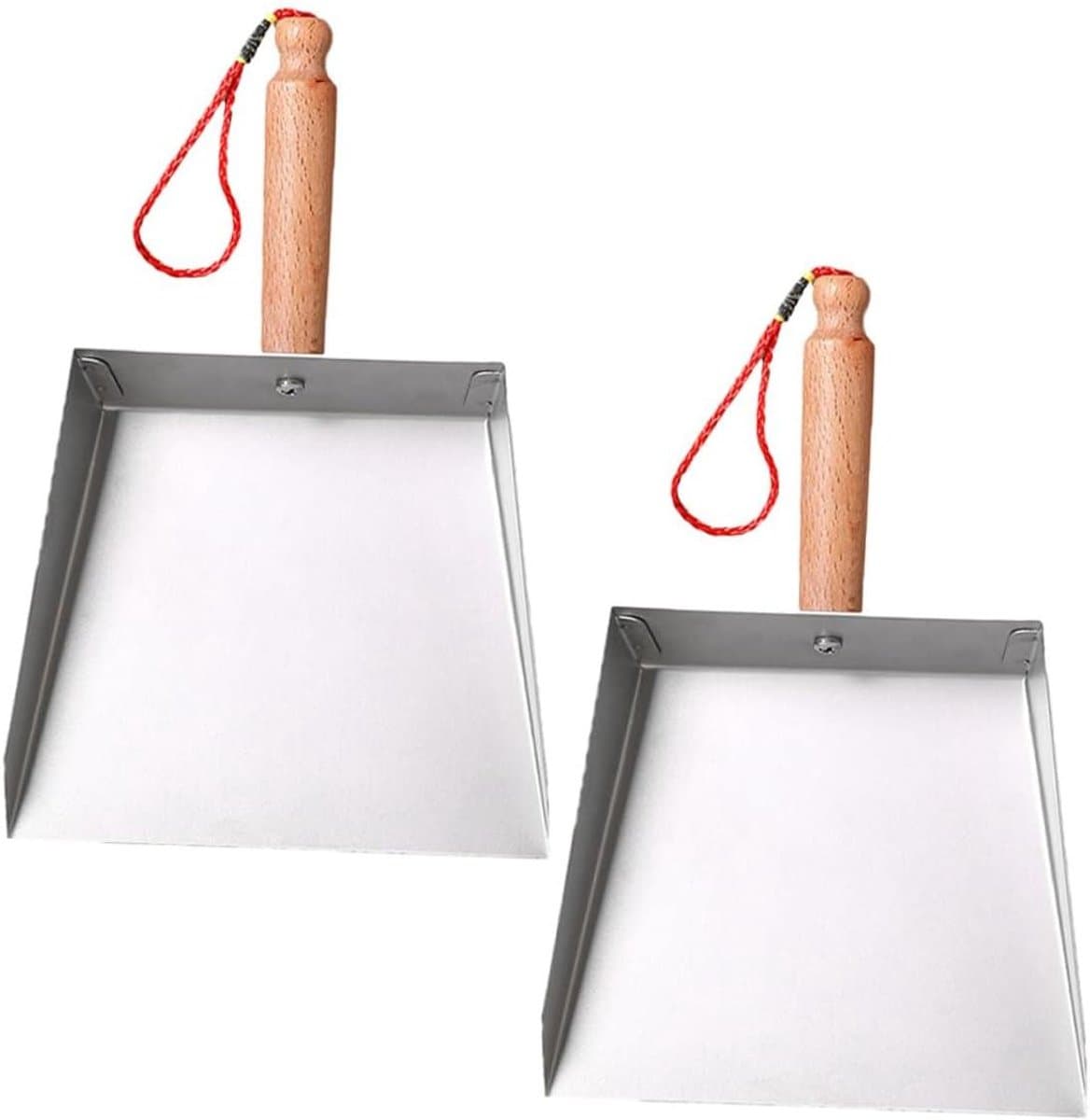 Metalen Stofblik - Kleine Schep - Huishoudelijk Gebruik - Kindvriendelijk Ontwerp - 21 x 14 cm - Zilver — afbeelding 1