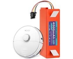 14,4 V/6500 mAh accu voor Qrevo S/Qrevo Plus/Qrevo Pro/Slim/Master Q380RR, voor Q5, Q7, Q8, S7, S6, S5 Plus/Pro/Max/MaxV Ultra, voor S50, S51
