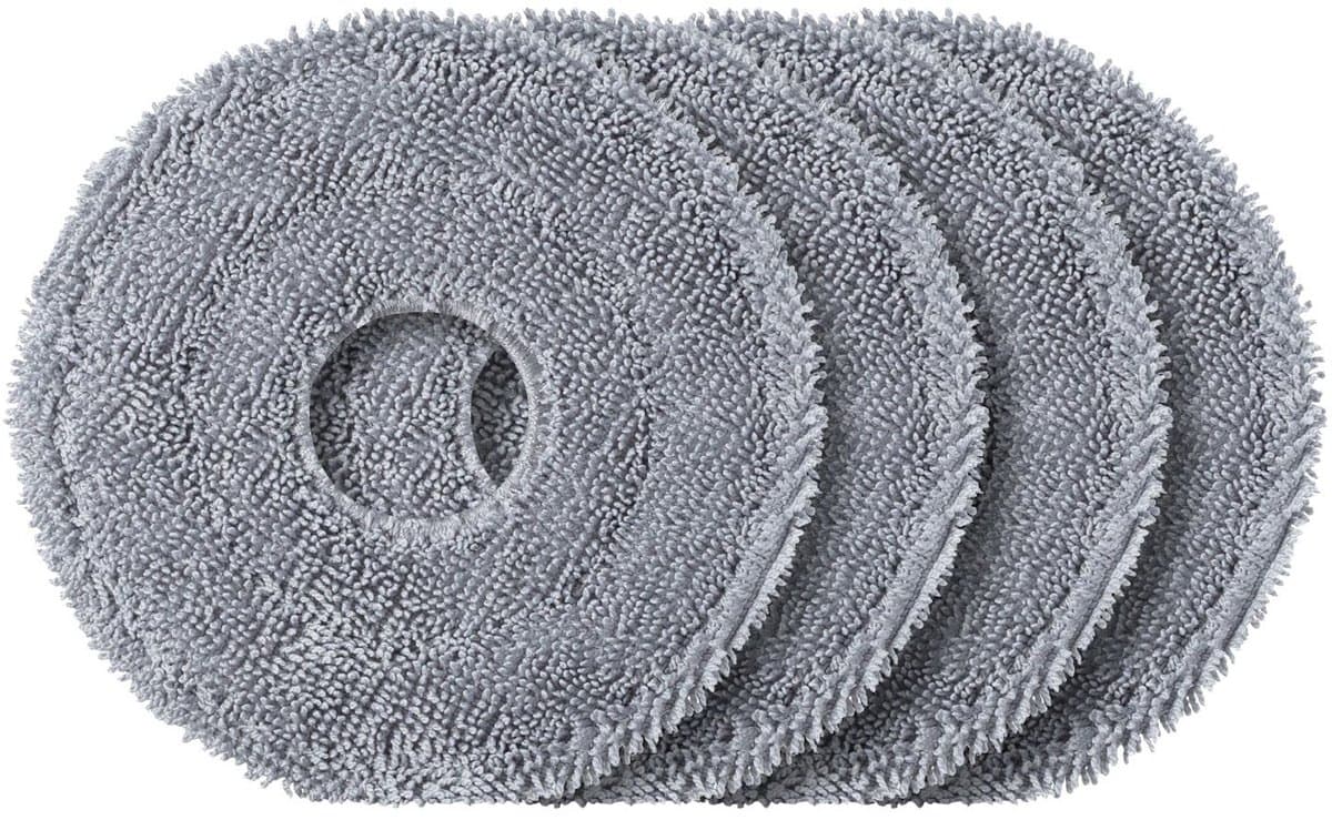 Roborock Saros 10R/20/Z70 en Qrevo Curv 2 Pro/CurvX/EdgeT Dweilpads (4 Stuks, Plus.Parts® alternatief voor 8.02.0453) — afbeelding 1