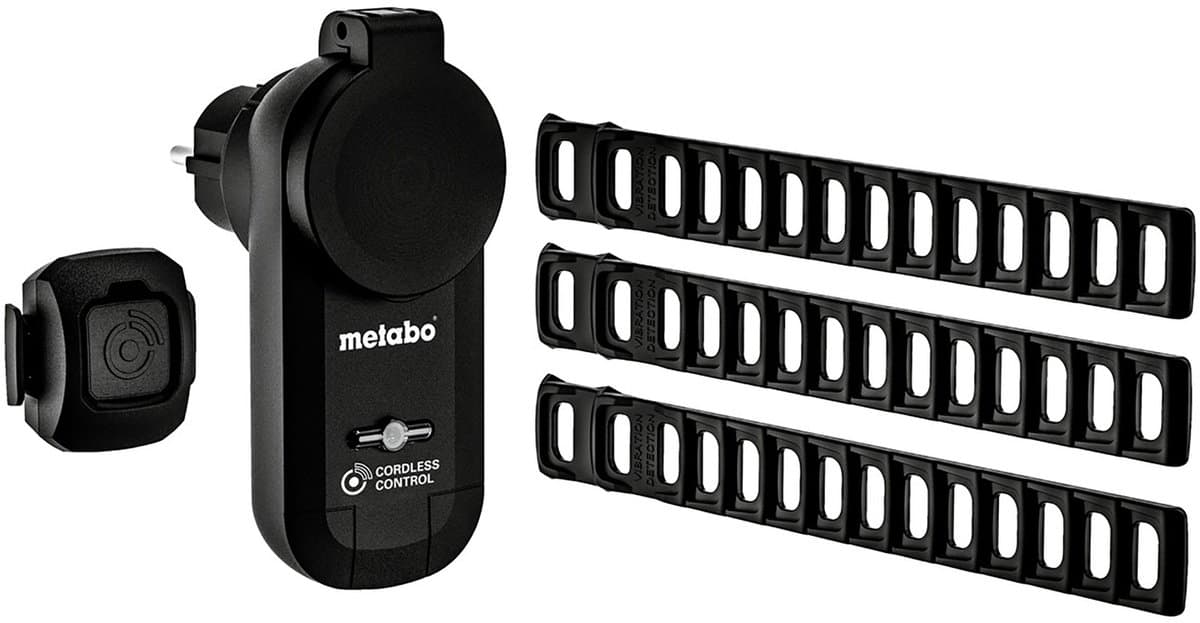 Metabo Start/Stop set Cordless Control (Type F) accessoire voor draadloze inschakeling van je stofzuiger op netstroom! — afbeelding 1