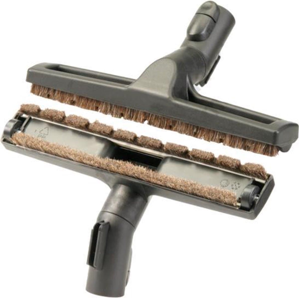 Miele zuigmond stofzuigerborstel harde vloeren - 35mm - parket borstel met wiel en parkeerfunctie - alternatief geschikt voor miele — afbeelding 1