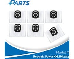 Rowenta Power XXL RO3143 Stofzakken (6 Stuks, Plus.Parts® alternatief voor ZR200540)