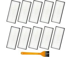 Vervangingsfilters Geschikt voor Roborock S7, T7S, T7S Plus, S8, S8+, S8 Pro, S7 MaxV, Ultra en S7 Pro Ultra – wasbaar en herbruikbaar. Inclusief 10 filters en 1 reinigingsborstel.
