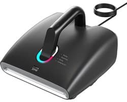 Mijtzuiger voor matrassen met UV-licht, 15 kPa, 60 °C hete lucht, 450 W, dubbel borstelsysteem voor stof en dierenharen