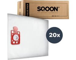SQOON® Stofzuigerzakken geschikt voor Numatic Henry / James / PPR240 – Gelijk aan model: 604015 – High Filtration – 20 Stuks