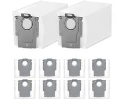10pcs Qrevo Dust Bags for Roborock Bags for Roborock Qrevo Bag, Extraction Station/Qrevo S/Qrevo Curv/S8 MaxV - ShopVlot