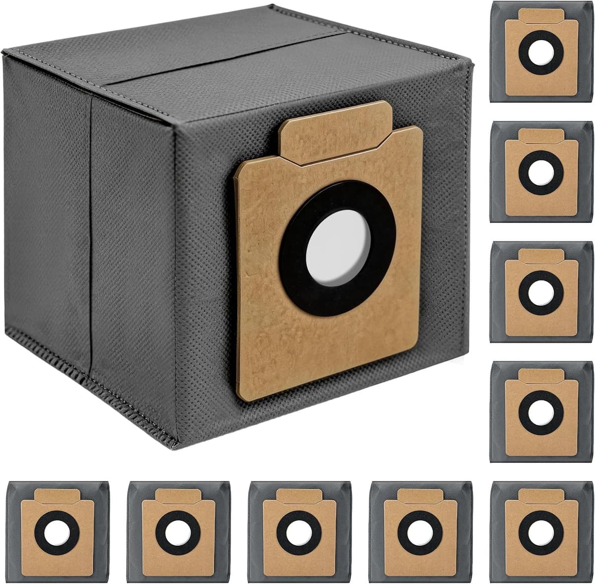 Stofzakken 10 stuks geschikt voor X8 Pro / X10 Pro Omni – geschikt voor Eufy-robotstofzuigers - wegwerpzak met grote capaciteit 2.5 l en 3-laags ontwerp ter voorkoming van scheuren — afbeelding 1