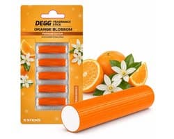 DEGG® – Geurstaafjes voor Stofzuiger – Orange Blossom – Verfrist tijdens het Stofzuigen – 5 Stuks