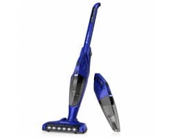 TurboTronic TT-FG6 2-in-1 Steelstofzuiger met flexibele arm - ingebouwde kruimeldief - Blauw