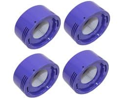 Thredo HEPA Filter geschikt voor Dyson V7 / V8 Stofzuigers - Set van 4 Stuks - Wasbaar Uitblaasfilter - Vervangt 967478-01