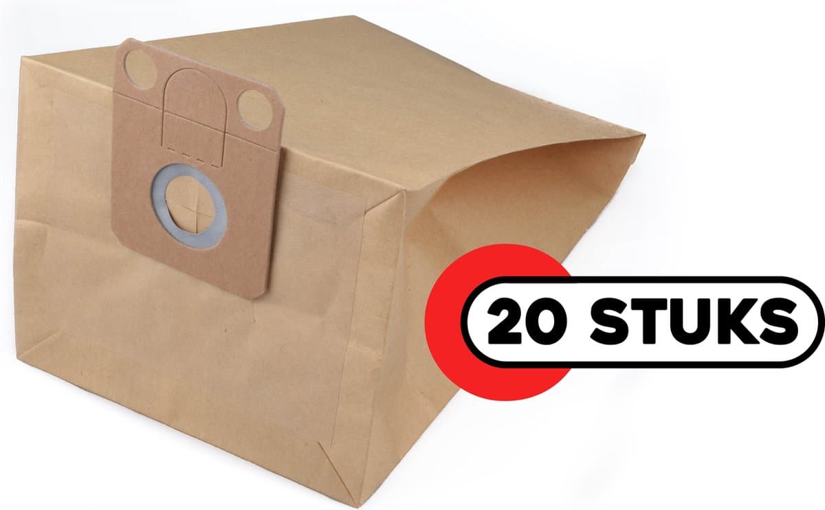 Geschikt voor NILFISK. voordeelpak 2 x 10 stuks. Stofzuigerzakken voor GD111, GD710, GD910, GD911, Papier. COVAKO Merk — afbeelding 1