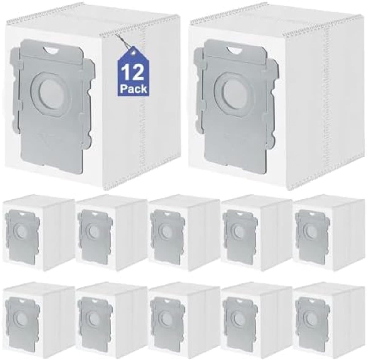 PromoHome 12 Stuks Vervangende Stofzakken Geschikt voor voor iRobot Roomba i7 i7+, i8, i8+, i3, i3+, i4, i4+, i6, i6+, s9, s9+ Plus 10 Max 105 705 Vac — afbeelding 1