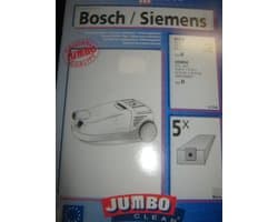 JUMBO CLEAN stofzuigerzakken geschikt voor Bosch Siemens type H JC3160 5 stuks micro