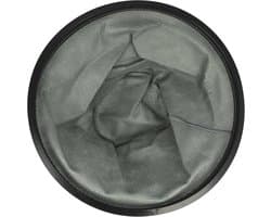 Wasbare zakfilters voor asstofzuiger - 2 stuks, zwart/grijs
