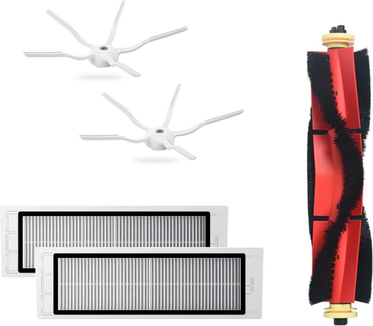 Onderhoudspakket (Wit) - Compatible met Roborock S4, S5, S6 & E Series (S4, S5, S5Max, S6, S6 Pure, S6MaxV) — afbeelding 1