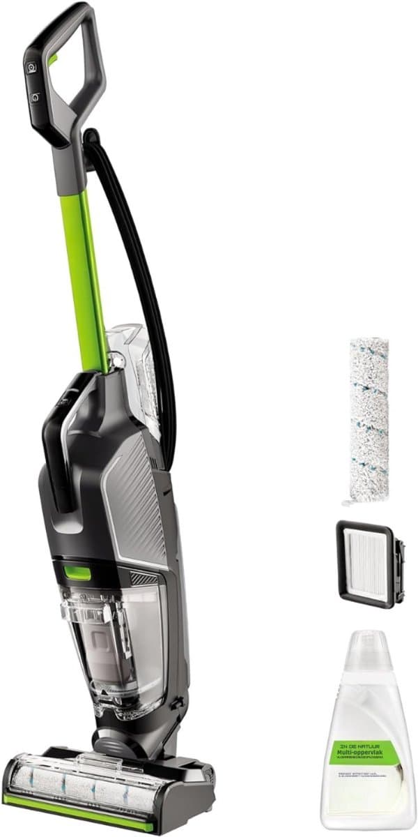 YOR® Steelstofzuiger met snoer - Steelstofzuiger - Stofzuiger - Grijs - 25cm x 27cm x 112cm — afbeelding 1