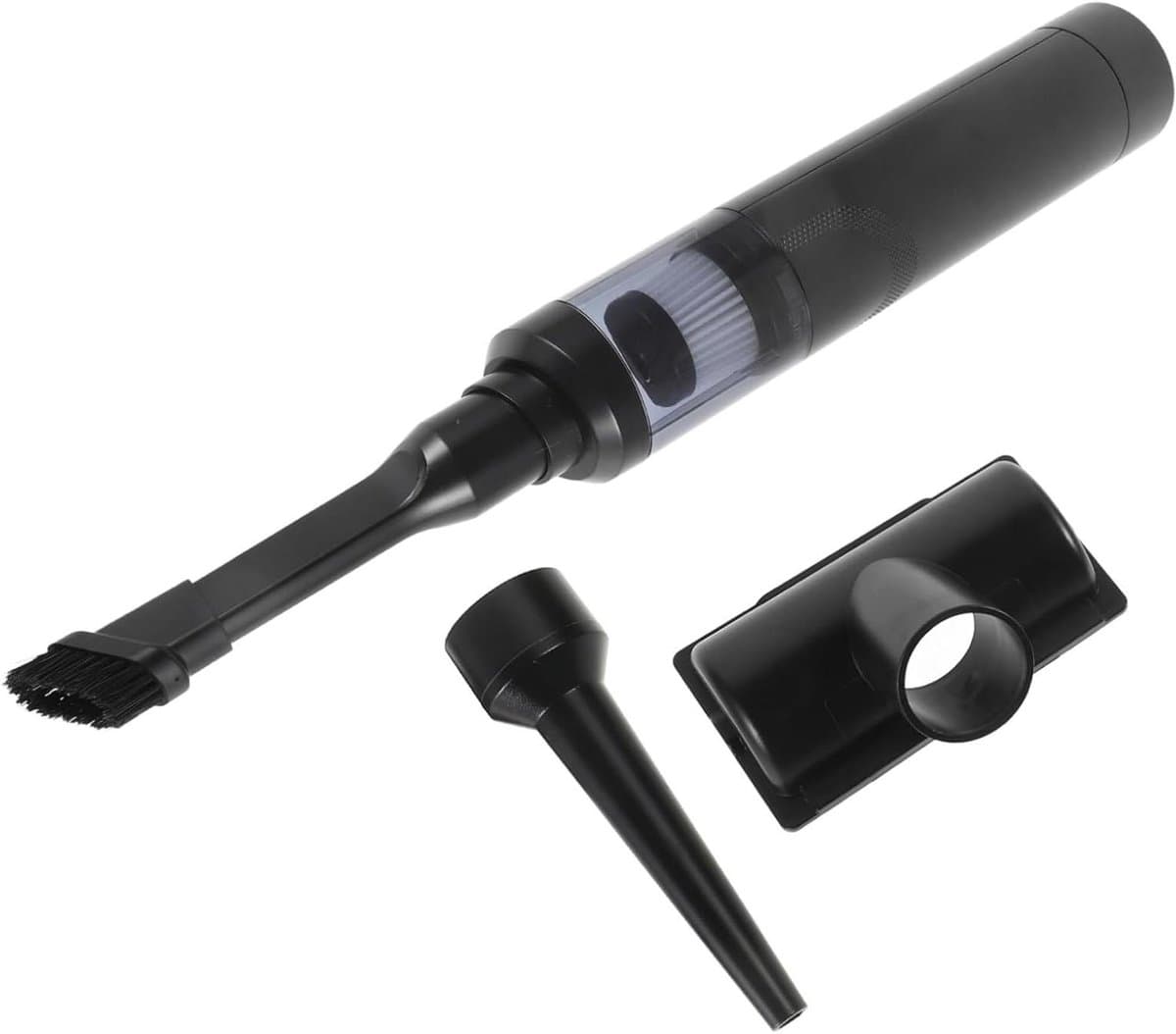 Draagbare Autostofzuiger - Handstofzuiger Auto - Snelle Auto Reiniging - Nat en Droog Gebruik - 27 cm Lengte - Zwart — afbeelding 1