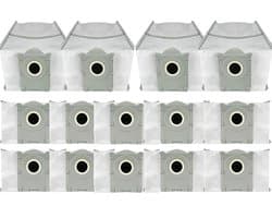 14 stuks vervangende stofzakken - compatibel met ECOVACS DEEBOT X8 PRO OMNI /X9 PRO OMNI /T50 Pro OMNI /T50 MAX PRO OMNI /T80 OMNI robotstofzuigers