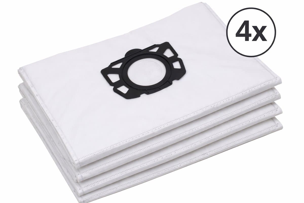 BukkitBow - Set Stofzuigerzakken Geschikt voor Karcher WD 2 PLUS & WD3 series - KFI 357 Stofzuigerzak 2.863-314.0 Stofzuiger - Set 4 Stuks — afbeelding 1