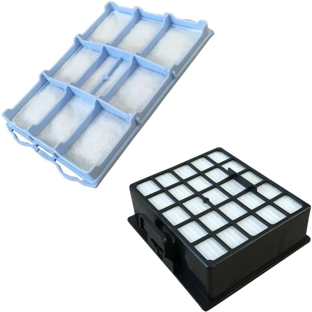 TuseRxln HEPA-filter – Motorfilter – Set – Voor huishoudelijke stofzuigers – Wit — afbeelding 1