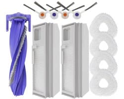 Geschikt voor Narwal J4/J4 lite robotstofzuiger accessoires - Veegrolborstel - Stofzak - Dweildoek - Zijborstel - Filter - Verbruiksartikelen - 11-delige set