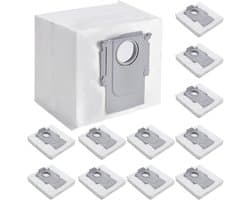 12 stuks Stofzuigerzakken geschikt voor Roborock Q5+, Q5 pro + , Q7+ en Q7 Max+, S7 MaxV Ultra, S7 Pro Ultra, Q8+ max en pro, S8+ S8 Pro Ultra stofzakken zakken zuigstation