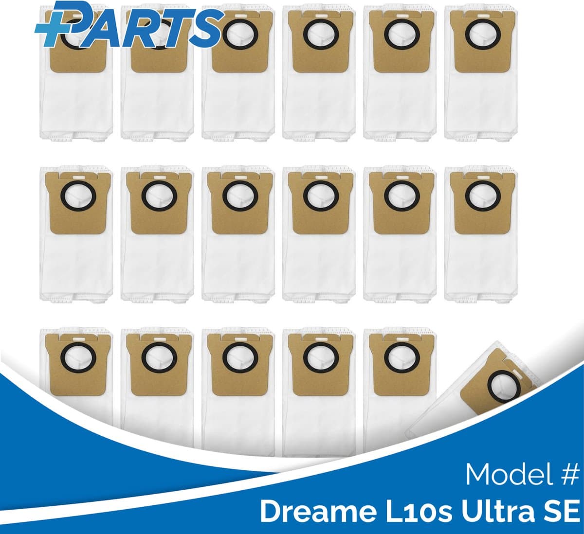 Dreame L10s Ultra SE Stofzakken (18 Stuks, Plus.Parts® alternatief voor RDB3) — afbeelding 1