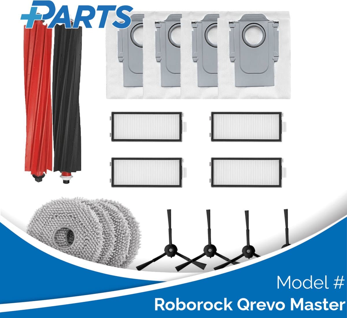 Roborock Qrevo Master Onderhoudsset (Plus.Parts® alternatief voor QREVO MASTER SLIM MAINTENANCE SET) — afbeelding 1