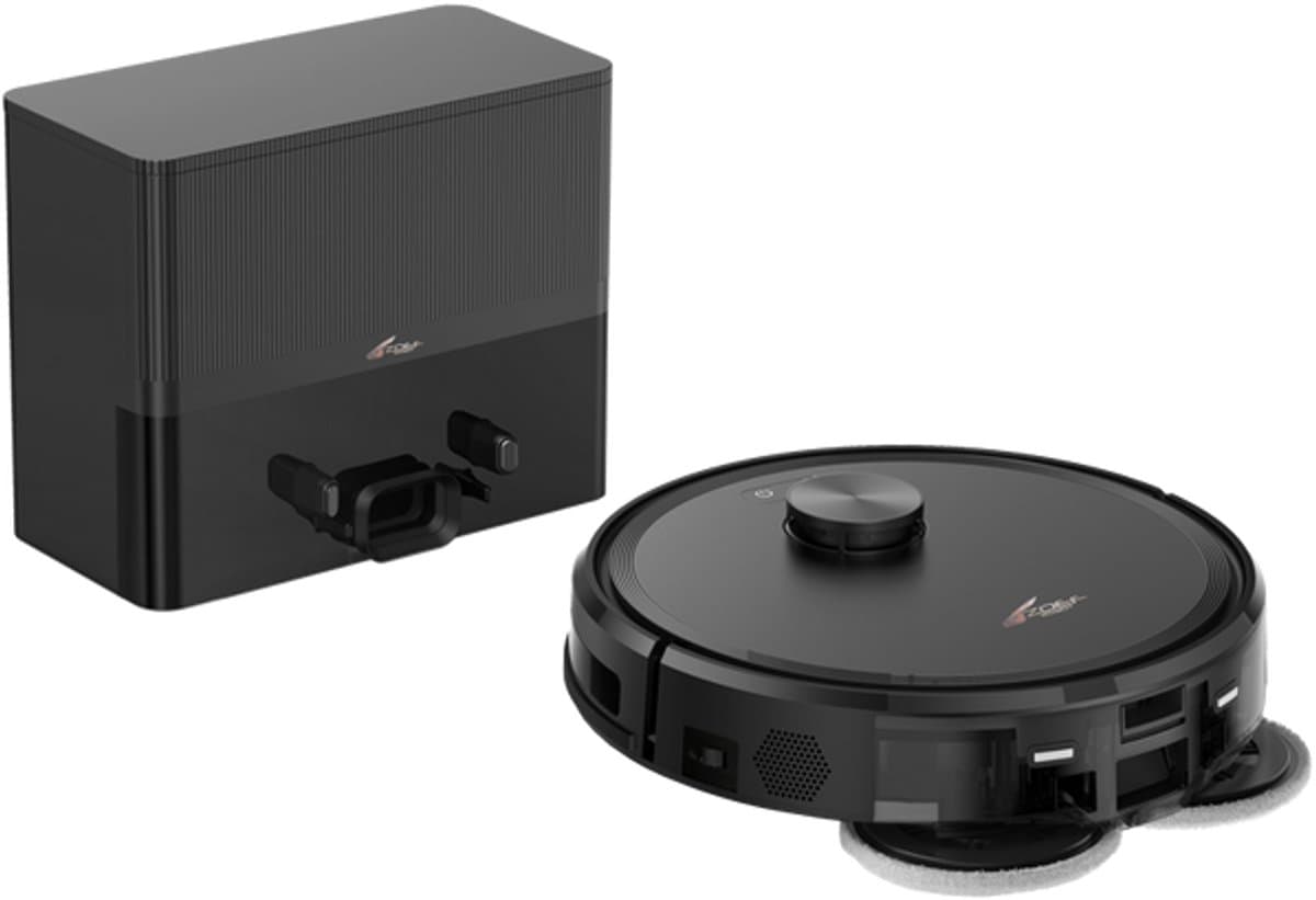 Zoef Robot Bep 5.0 robotstofzuiger met dweilfunctie - robotstofzuiger met leegstation - geschikt voor dierenharen - roterende mops - 20.000Pa zuigkracht - robot vacuum - uitgebreide mapping - robotstofzuiger huisdieren - verschillende schoonmaakmodi — afbeelding 1