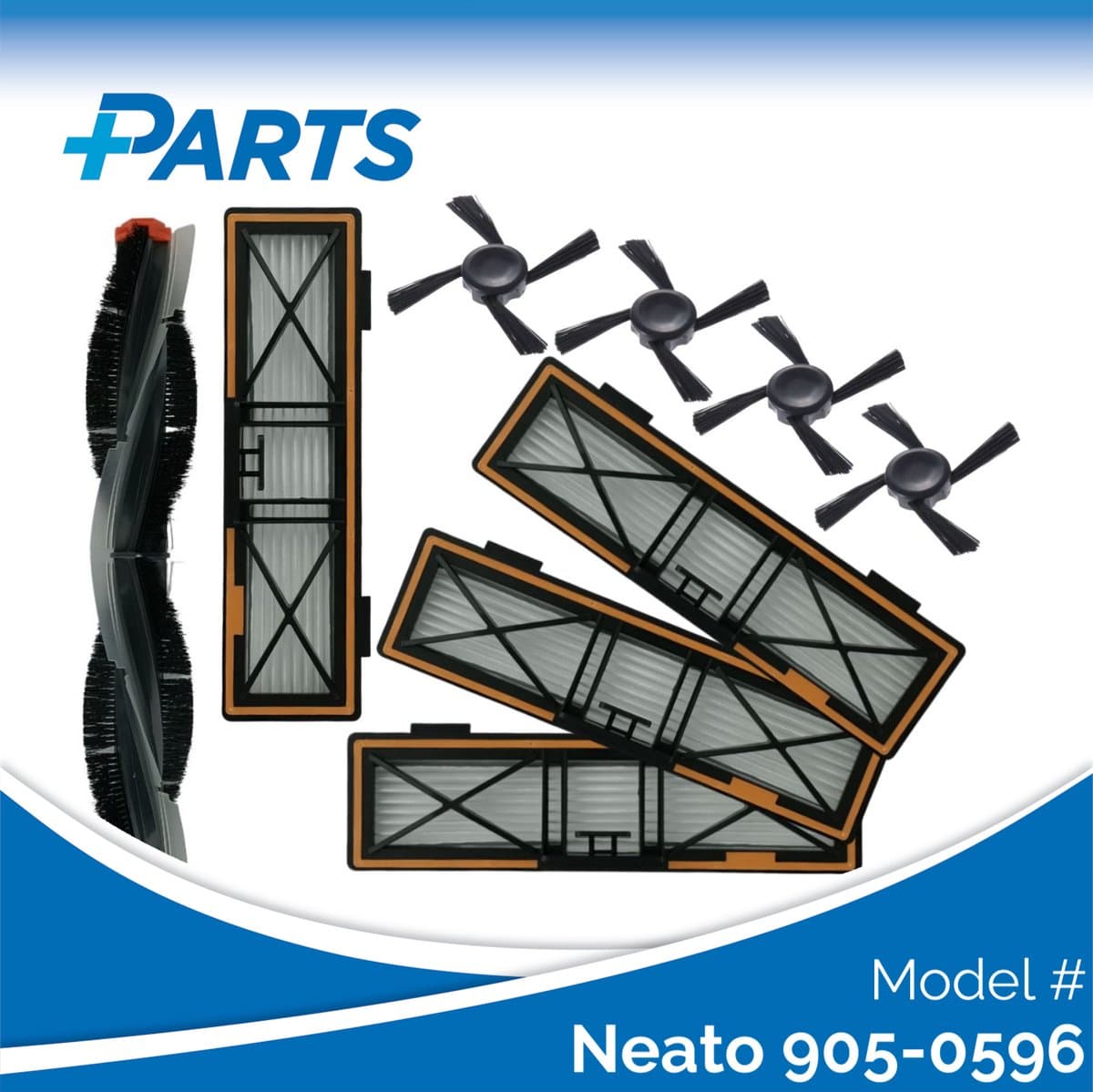 Neato 905-0596 Onderhoudsset (Plus.Parts® alternatief voor 945-0380) — afbeelding 1