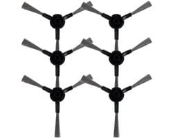 Zijborstelset - 6 stuks - 125 mm - voor Dreame robotstofzuigers