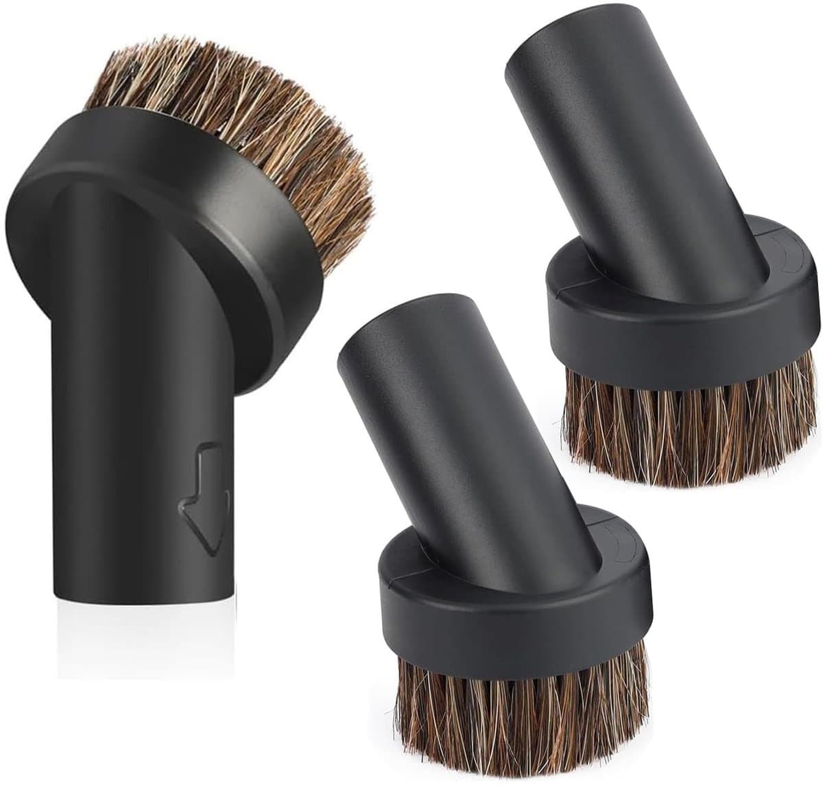 Paardenhaar Borstelkop Set - Universele Stofzuigerborstels - 3 Stuks — afbeelding 1