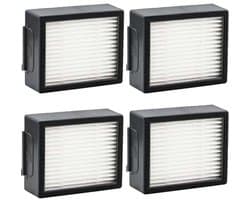 (4-pack) Vervangende HEPA-filtersgeschikt voor iRobot Roomba Combo J7+, HEPA-filteraccessoires, geschikt voor Combo J7+/Combo J9+ robotstofzuigers.