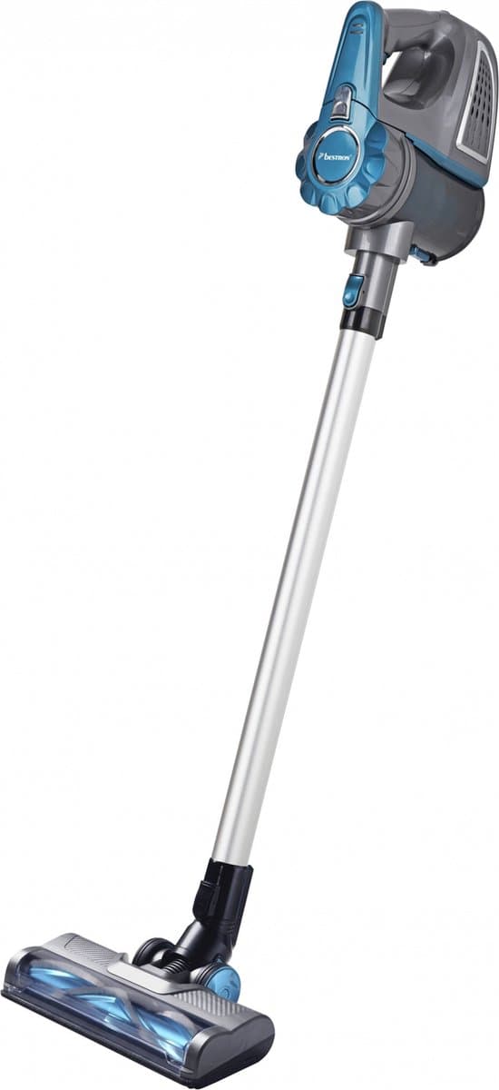 Bestron Steelstofzuiger - AVC850A - Stofbak 0,6L - Batterijduur tot 30 min - 120W - Blauw/grijs - 5 jaar garantie — afbeelding 1