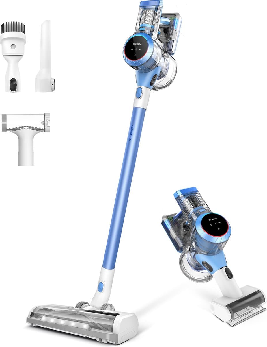 Tineco - PURE ONE S11 Steelstofzuiger - Oplaadbaar - Smart - 21,6V - blauw/wit — afbeelding 1