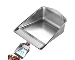 Stalen Stofblik - Metalen Veegblik - Efficiënt Schoonmaken - Roestvrij Staal - 23.5x26x10cm