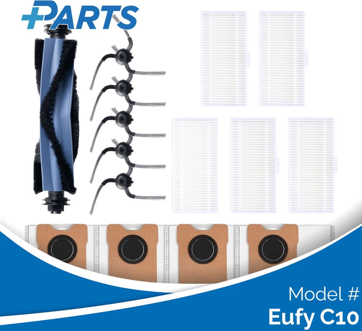 Eufy C10 Onderhoudsset (Plus.Parts® alternatief voor T291B) — afbeelding 1