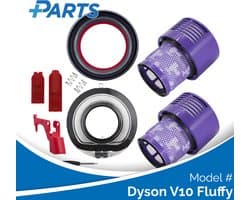 Dyson V10 Fluffy Onderhoudsset (Plus.Parts® alternatief voor 969082-01)