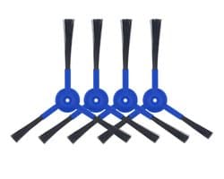 4x Zijborstel geschikt voor Eufy Clean L70 Hybrid Robotstofzuiger - sidebrush