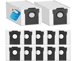12pcs Dust Bags for Dreame L10s Ultra Gen 2/Gen 3/X30/X40/X50 Ultra/L10s Pro/L40/L50/Aqua10/Matrix 10 Ultra/Mova E30 - ShopVlot