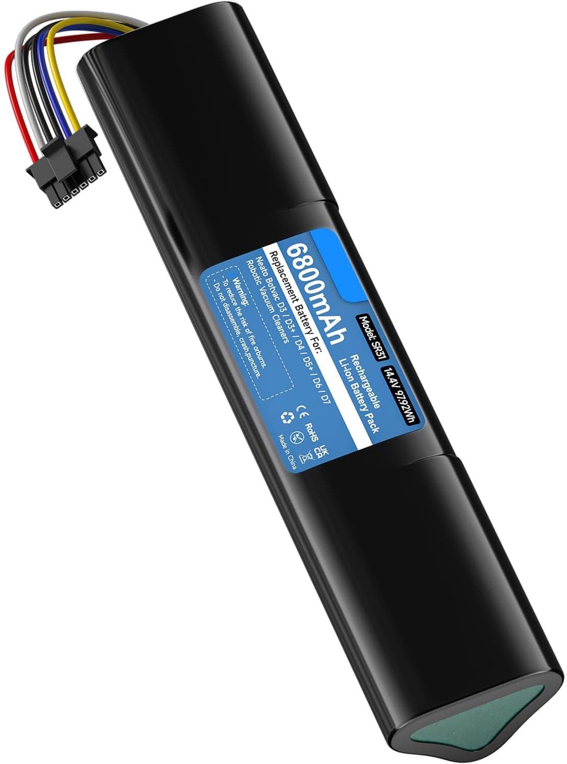 Stofzuigeraccu - 14,4 V - 6800 mAh - Li-ion — afbeelding 1