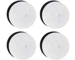 PromoHome 4 stuks wattenfilter voor Ecovacs DEEBOT X11 OmniCyclone robotstofzuiger - wasbaar en herbruikbaar