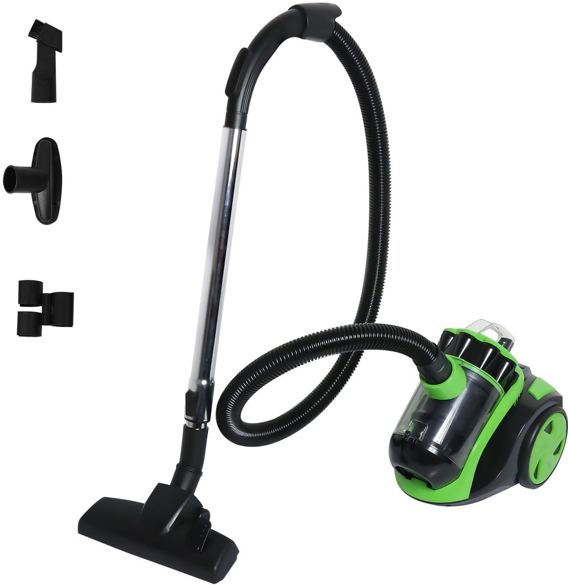 Zakloze Stofzuiger 899W – HEPA-filter & Lang Actieradius – Dierhaarbestendig – Groot Reservoir – Groen — afbeelding 1