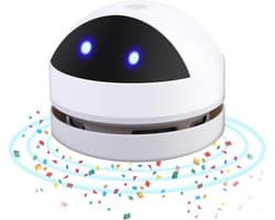 Draadloze Tafelstofzuiger - USB Oplaadbaar, Mini Stofzuiger met Hoge Zuigkracht - Ideaal voor Thuis, Kantoor en Auto