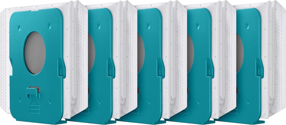 5 Stuks Stofzuigerzakken -VCA-ADB95 Stofzuiger Filter Zakken - Stofzakken - Stofzuiger Vuil Verwijdering Tas -voor Samsung Bespoke Jet VCA-ADB95 Clean Station VS20A95923W reserveonderdelen — afbeelding 1