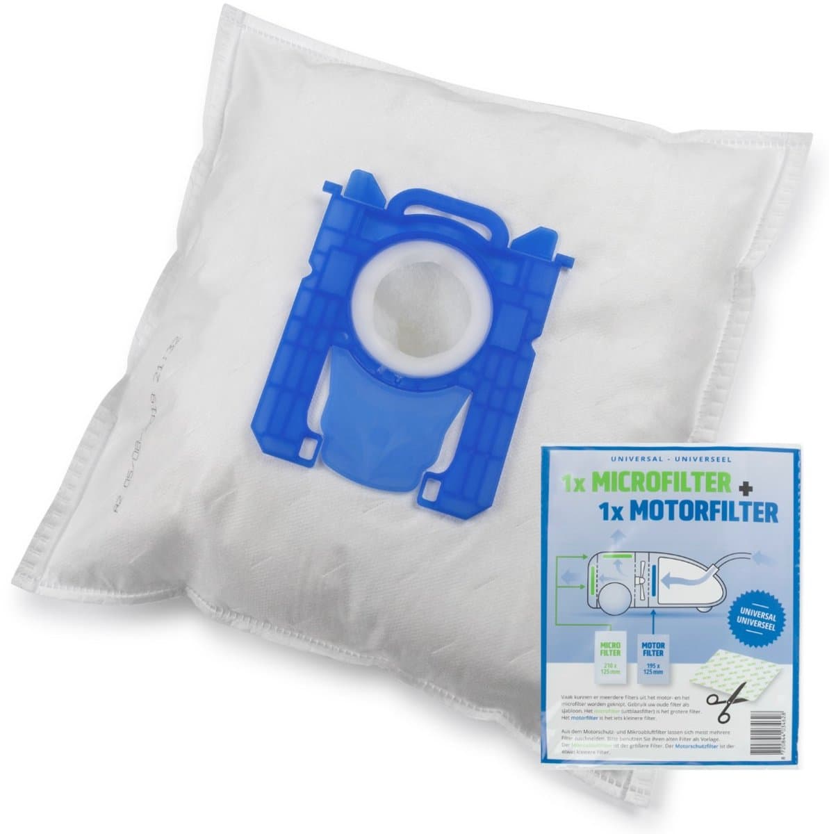 geschikt voor: stofzuigerzakken AEG VX6 X Force en stofzuigerzakken AEG VX8.2 Silence stofzuigerzakken. Topkwaliteit huismerk AEG stofzuigerzakken + filterset - Ook de juiste voor AEG VX7 stofzuigerzakken en AEG VX8 stofzuigerzakken. — afbeelding 1