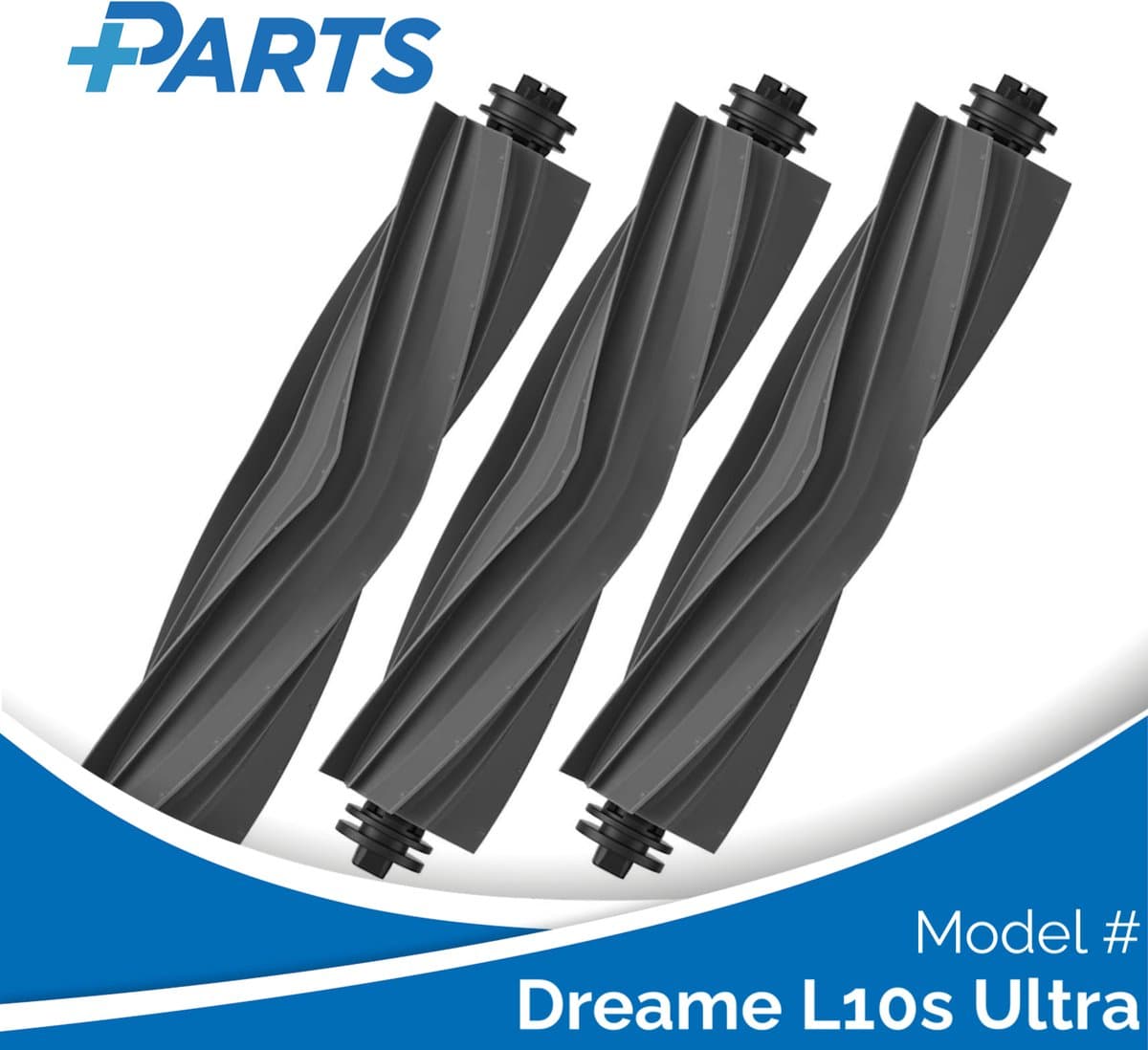 Dreame L10s Ultra Borstels (3 Stuks, Plus.Parts® alternatief voor RMSRB0) — afbeelding 1