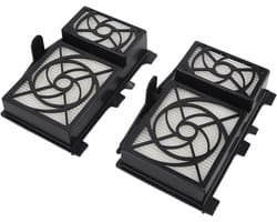 Allecto Plus - Vervangingsfilter voor stofzuiger, 2 stuks, hoog rendement, milieuvriendelijk materiaal met HEPA-filter.