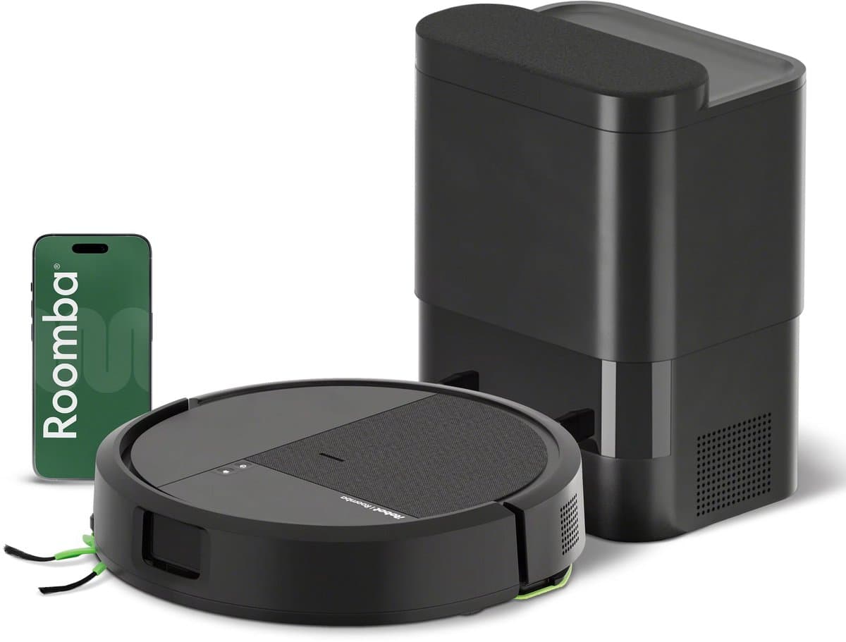iRobot Roomba Combo 115+ Robotic Vacuum Cleaner Black — afbeelding 1