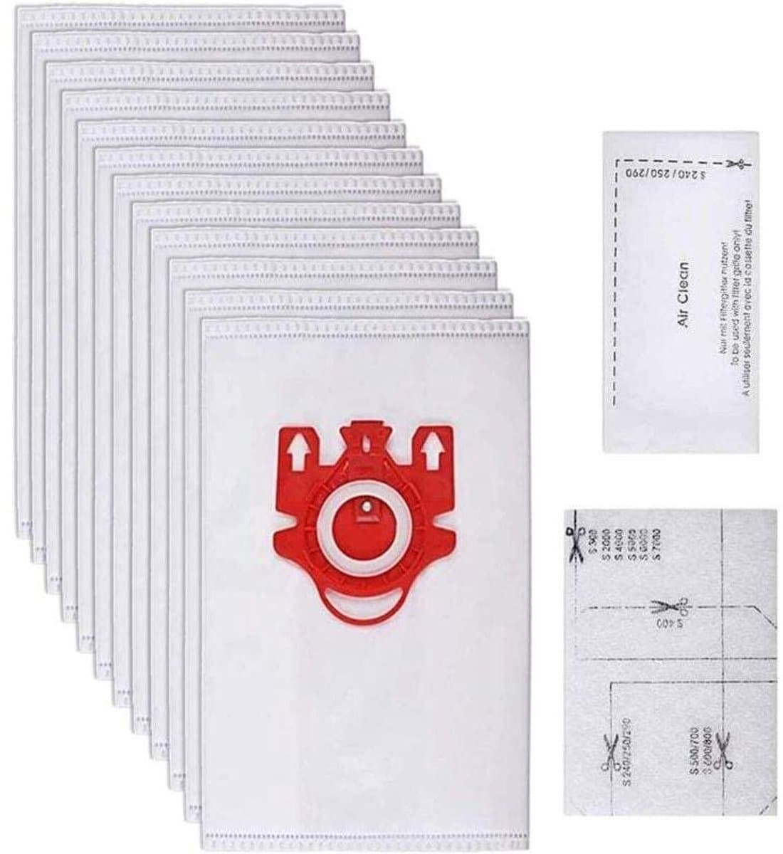 geschikt voor Miele HyClean F/J/M stofzuigerzakken, 12 stuks - geschikt voor HyClean 3D High Efficiency Series 9917710 - Hoogefficiënte filtratie en stofverwijdering - Huishoudelijke reiniging - Niet — afbeelding 1